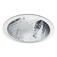 TL06-05 218 EL, встраиваемый светильник, Ø193, отражатель - зеркальный алюминий, цвет рамки - белый |  код. 02256 |  Technolux